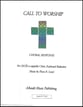 Call to Worship SATB choral sheet music cover